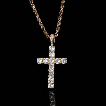 Trinity™ | Moissanite Cross Necklace