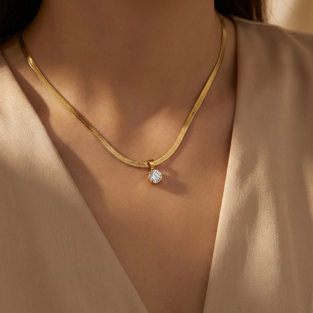 Starlight™ | Rhinestone Pendant Necklace